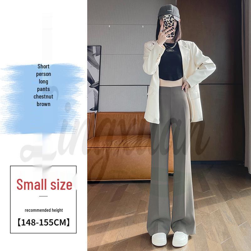 

Autumn 2026 Women s Wide-Leg High Waist Micro Flare Floor-Length Suit Pants 2XL