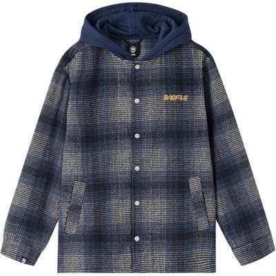 Anti-Five Series Hooded Spliced Loose Jacket Men Jackets AFDVA13-3
