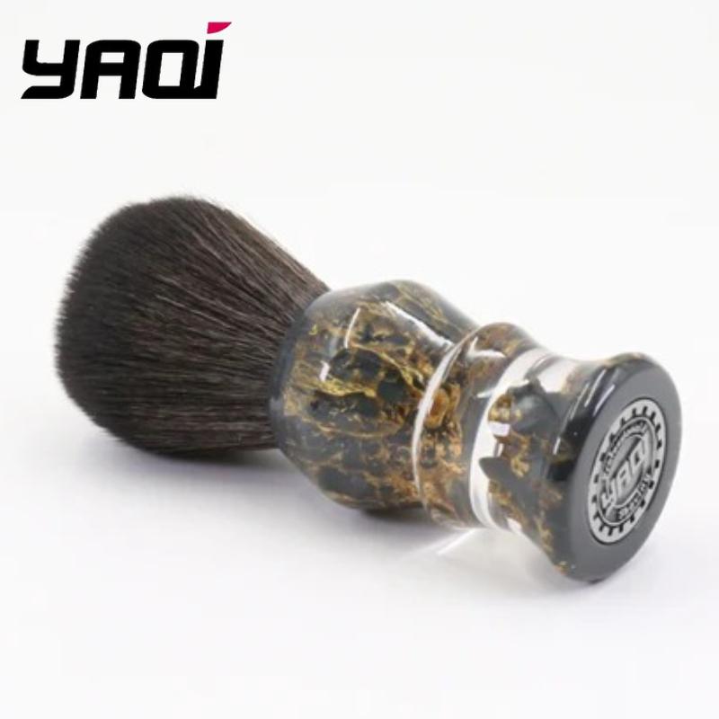 

Yaqi DEEP STONES 24 мм Синтетический ворс Ручка из смолы Мужская кисть для влажного бритья