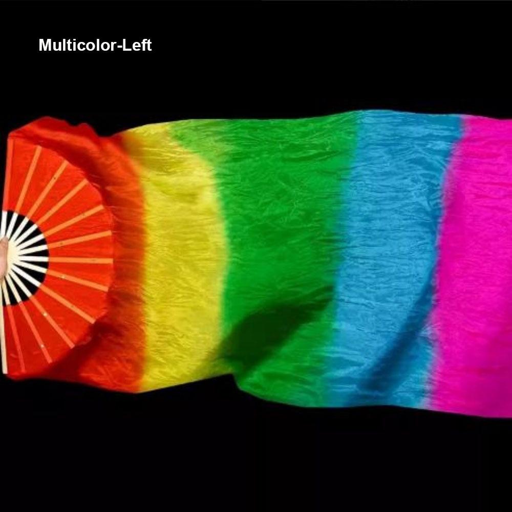 Multicolors Practice Dancer Tool 50cm Square Dancing Hot Sell Belly Dancing Fan  Kid Women