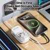 3PD 3USB 6 in 1 Desktop Fast Charging Station Multi Port USB Power Strip for Home Office Travel Phone Laptop Charging