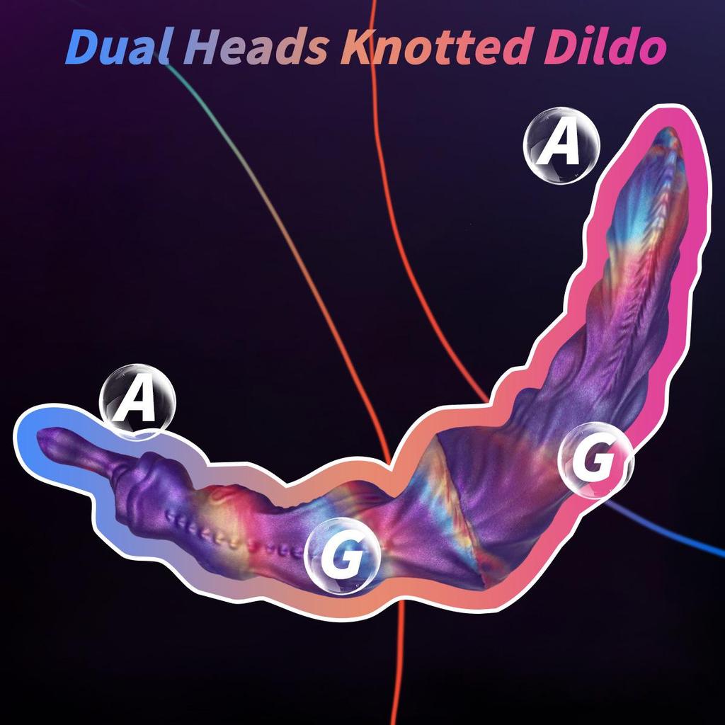 Dual-Headed Silicone Butt Plug for Easy Insertion - Unisex Adult Toy with Pointed Tip