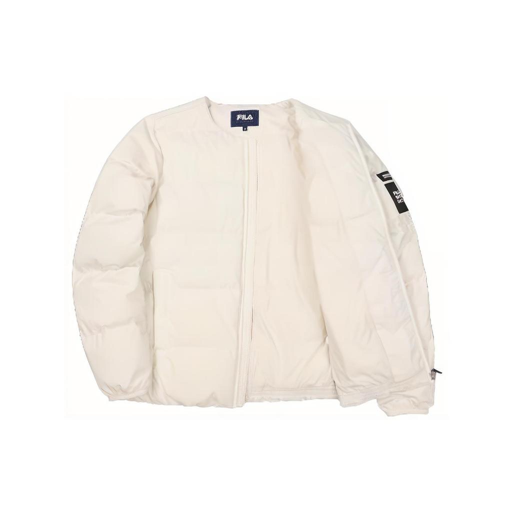New FILA Jackets Unisex Ecru FS2DJF4134X-SAD