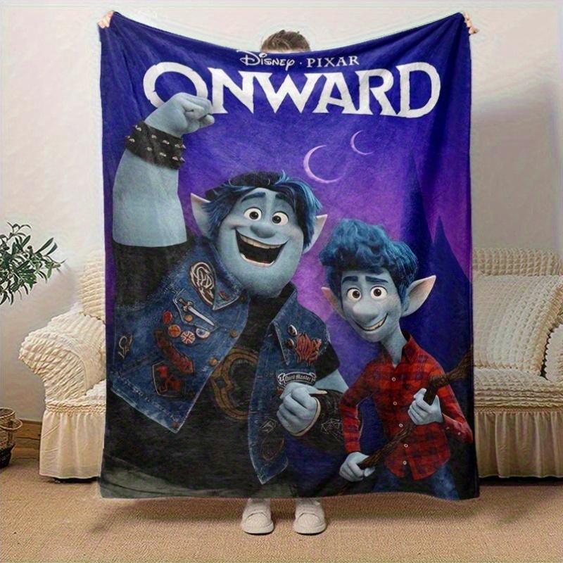 1pc, Onward Movie Merchandise: Home Decorative Blanket Perfect for Couch, Bedroom, Living Room, Travel, Camping