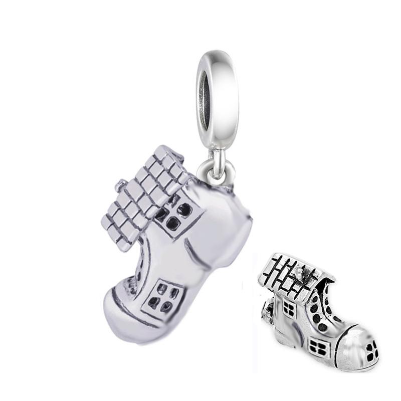 Passend für Original Pan Charms Armband Authentisch 925 Silber Rosa Nagellackflasche Perle Zum Herstellen von Damen Berloque Mode