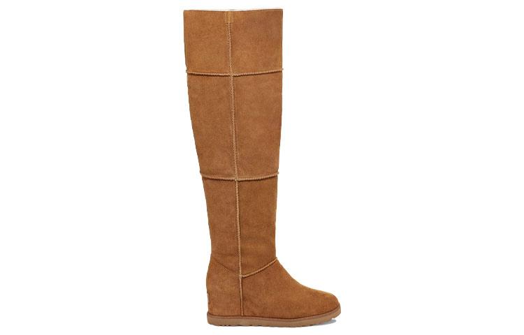 UGG Classic Femme Otk Suede Knee High Boots Women's Chestnut 1104610-CHE