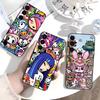 Japan T-Tokidokis Phone Case For Samsung Galaxy A73,A72,A71,A70,A53,A52,A51,Soft Silicone Black Cover