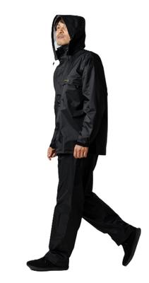 All Mind Suit Waterproof Rain Suit Set with Fully Mesh 7 Sizes 3250 4L [Document] Lining, Colors, S-5L, Black,