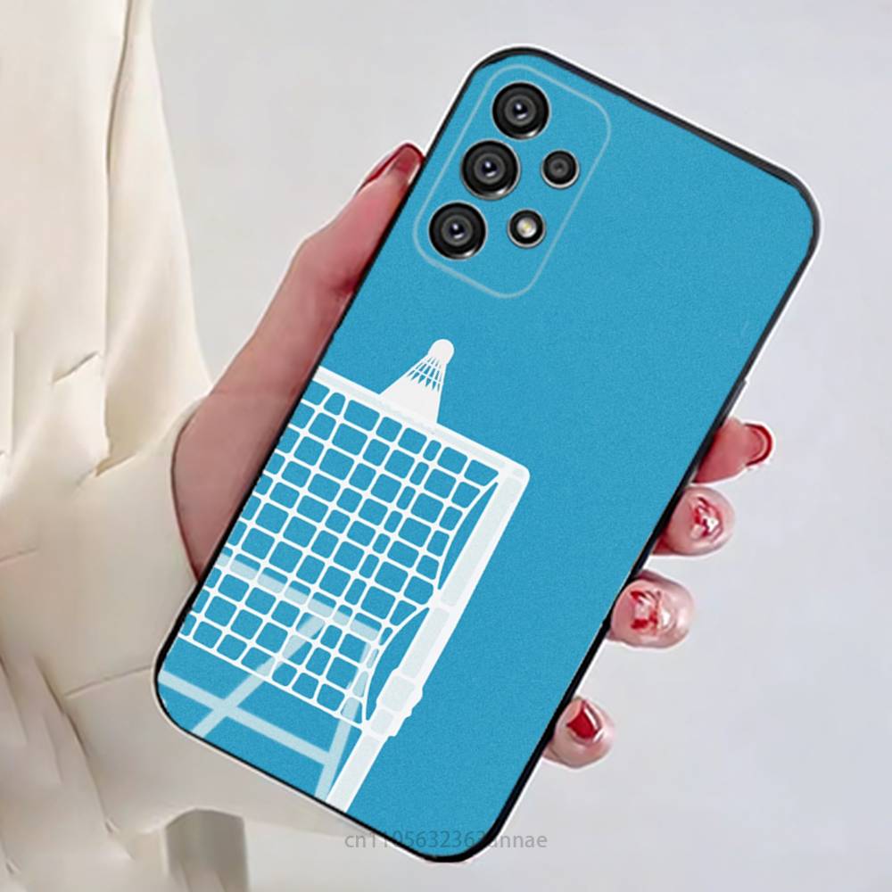 Sport Badminton Coole Handyhülle Für Samsung Galaxy A54,34,24,73,53,52,52S,04S,04E,A72 Hülle