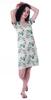 Moomaya Printed V-Neck Nightgown Sleepwear For Women  s  Nightwear  Soft