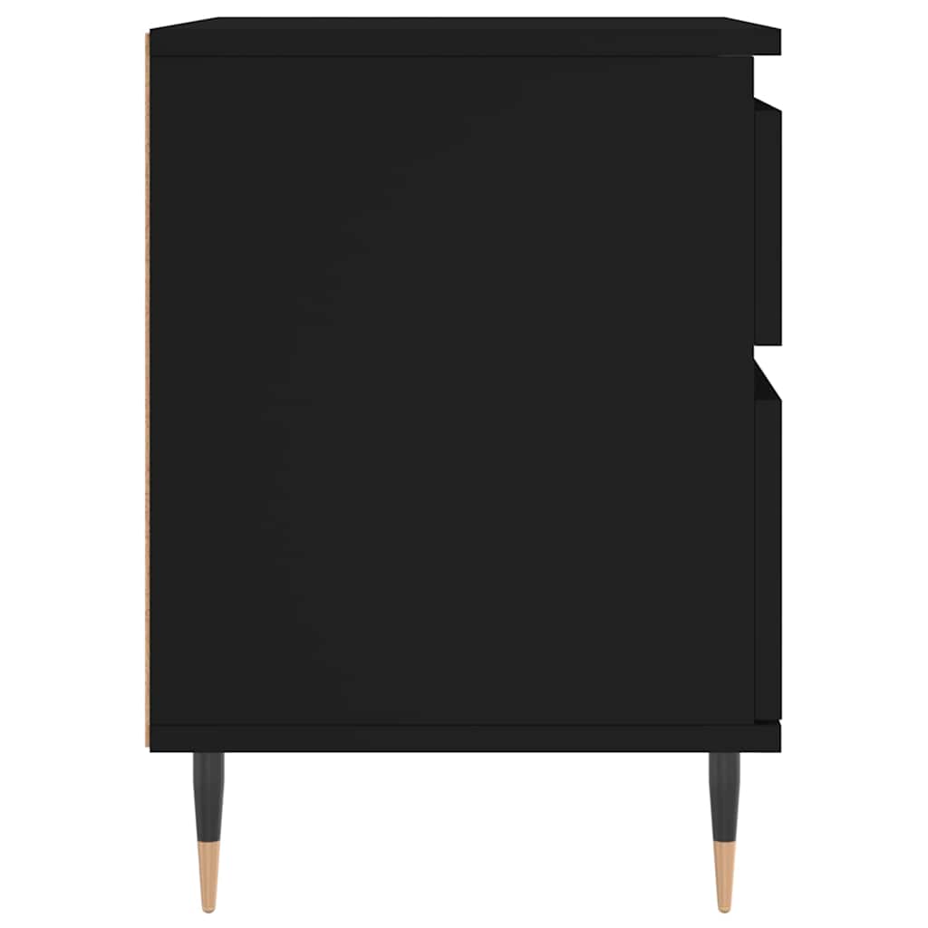 Nightstand Black 40 x 35 x 50 cm Engineered Wood