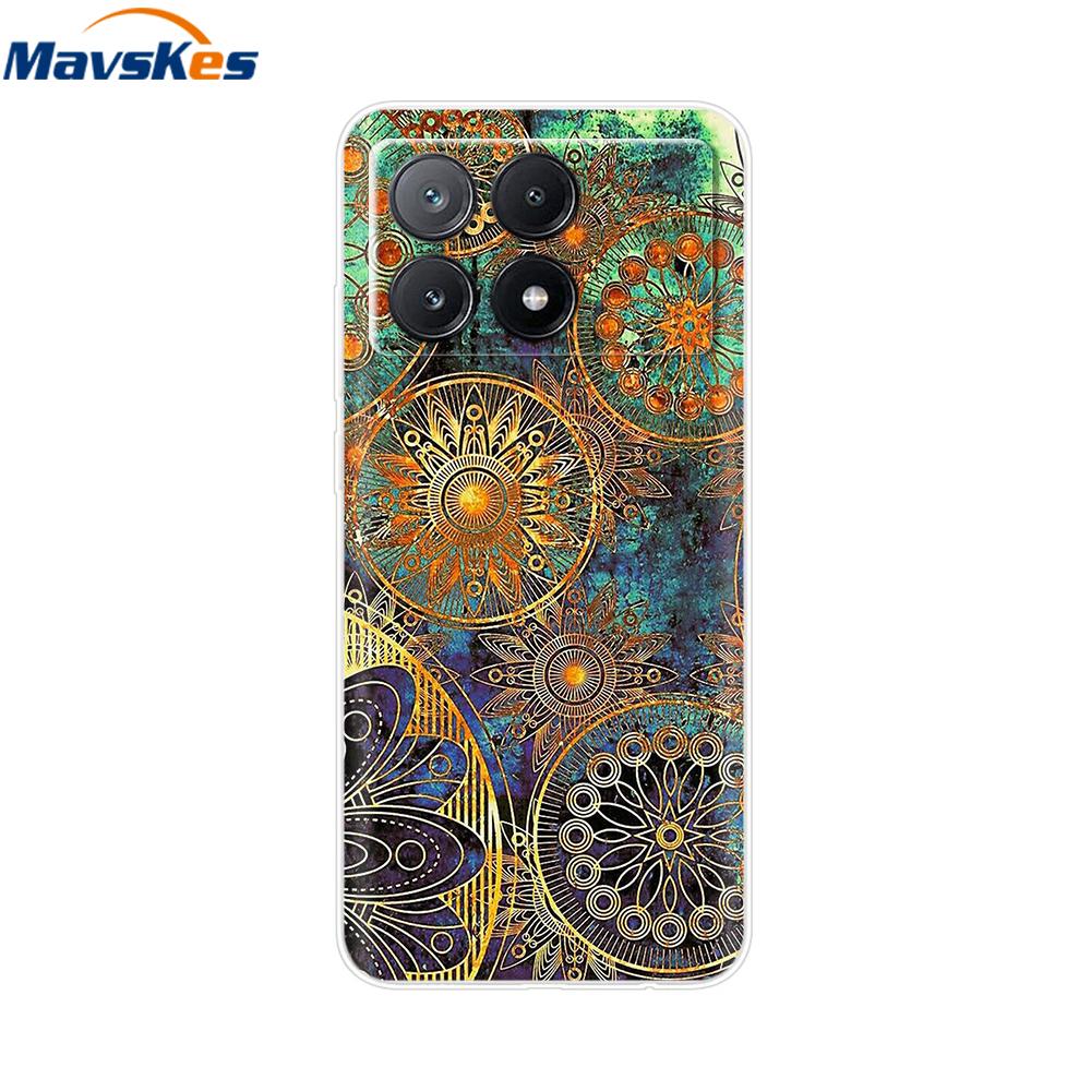 Für Xiaomi Poco X6 Pro Hülle Weiches TPU Silikon Handy Klare Abdeckung Für Xiaomi Poco X6 5G Hülle Bumper Pocox6 X 6 5G 2024 Funda Coque