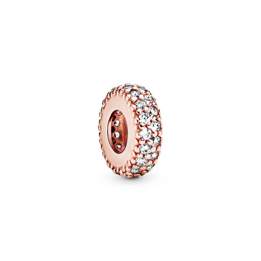 

Miniso Sparking Rose Gold Charm Bead Component Bead Components Dangle Authentic Original Compatible With Copper Metal Bracelet High Quality Fine