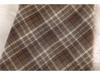 Women's Retro Plaid Wool Midi Skirt - High Waist, Slimming, A-Line, with Slit for Autumn/Winter