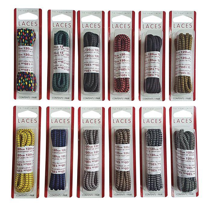 Thick Round Sports / Boot Lace 120cm Mixed Colours