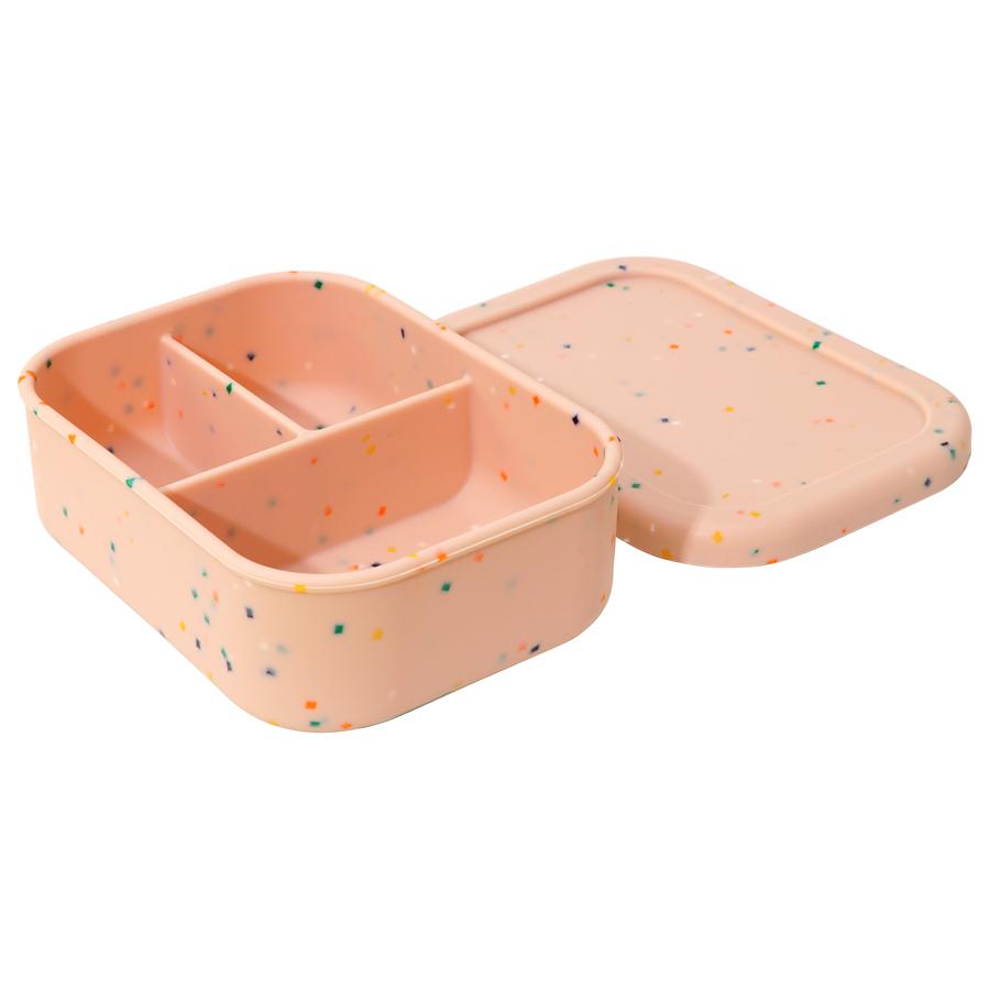 

Цветная силиконовая переносная миска-ланч-бокс для младенца, микроволновая печь, бенто-контейнер для кормления свежей едой, детская посуда для кормления