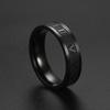 Einfache 6mm Punk Römische Ziffern Ringe Mode Herren Edelstahlringe Herren Hochzeit Verlobung Unisex Schmuck Dropshipping