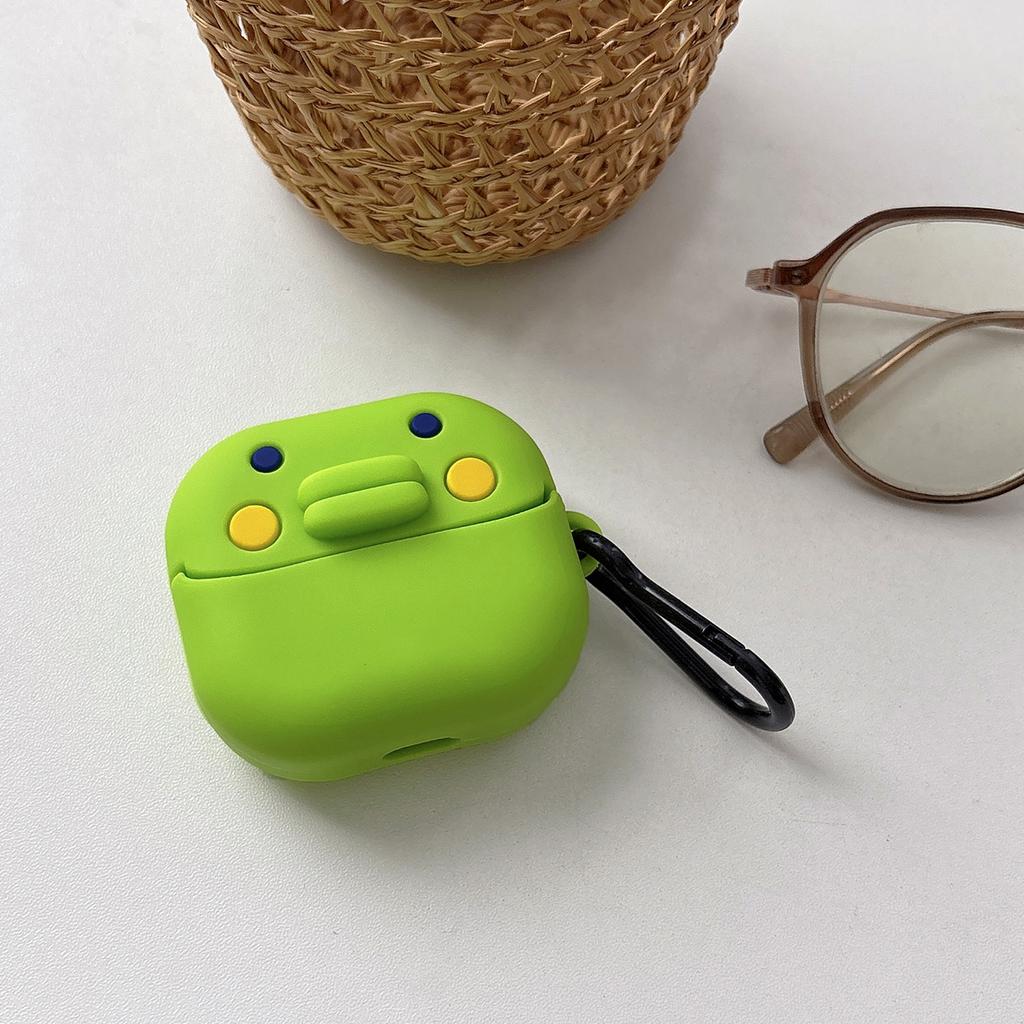 Ins 3D Cute Funny Tamagotchi Big Mouth Jar Earphone Accessories Case Protective Sleeve Cover Suitable For Galaxy Buds3 Buds3 Pro