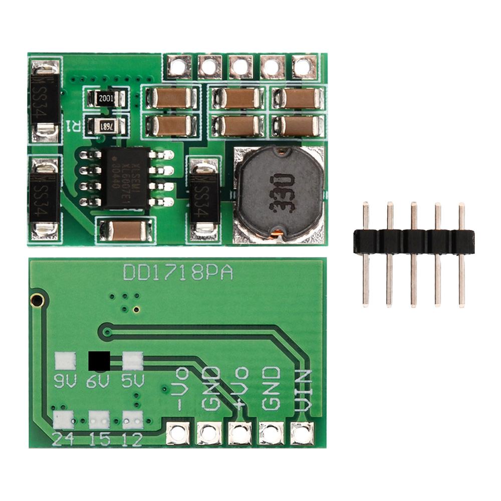 DC DC Step Up Board DC 3-18V to ±5V/6V/9V/12V/15V/24V Boost Converter Module Positive Negative Voltage Converter Power Supply