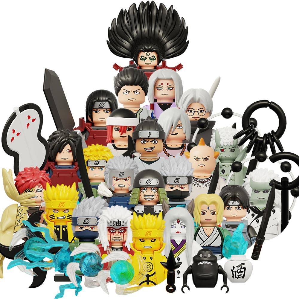 MOC Creative Anime Cartoon Bricks Dolls Compatible Model Mini Education Puzzle Assemble Action Figures Building Blocks Toys