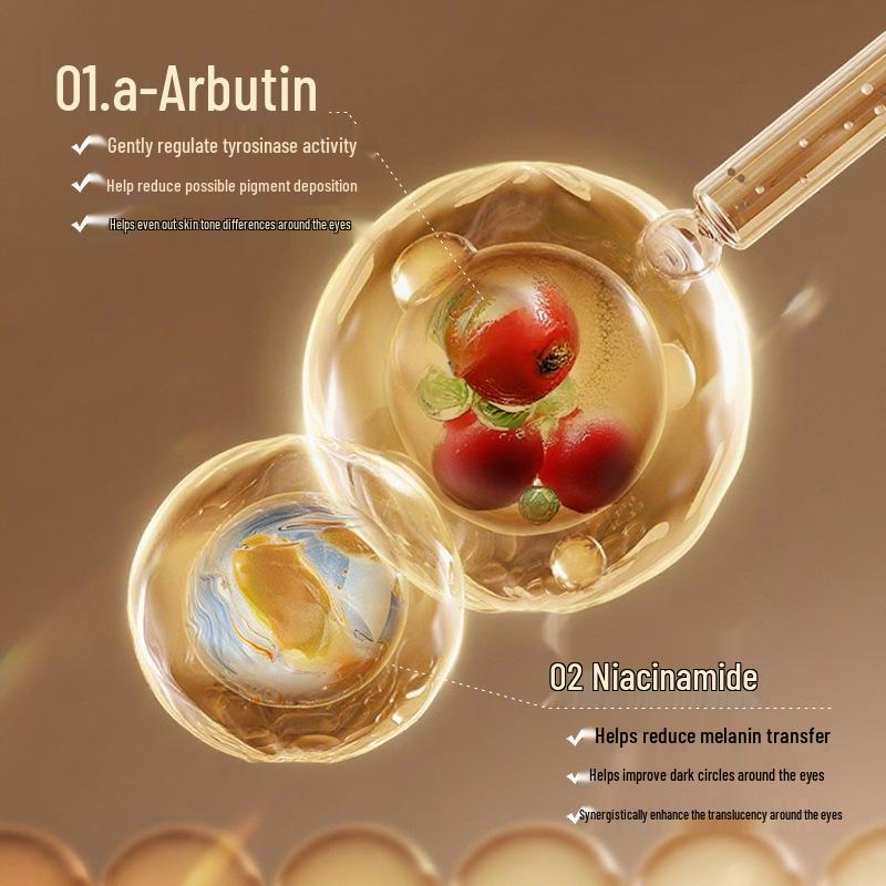 Dr. Fu Brightening & Anti-Wrinkle Eye Cream: Reduces Dark Circles, Eye Bags, Fine Lines, and Tightens While Moisturizing and Nourishing.