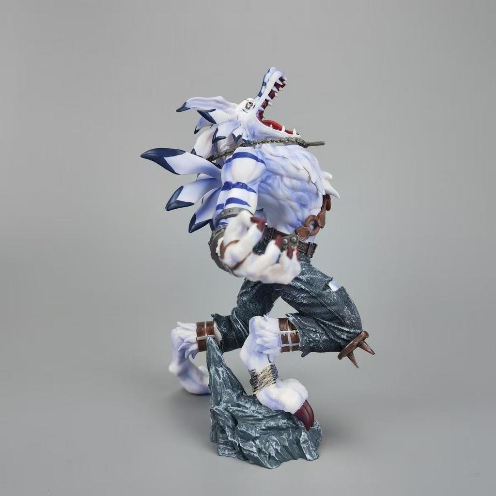 20cm/7.87in Anime Digimon Adventure Figure Garurumon Action Figures Pvc Pvc Statue Collectible Model Toys Gifts