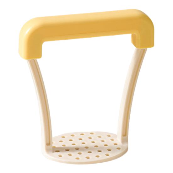 Potato Masher with Ergonomic Handle Manual Potato Press Honeycomb Round Hole Mashed Potato Presser Multi-Functional Kitchen Tool