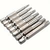 7-Piece Torx Screwdriver Bit Set, Chrome Vanadium Steel, T10-T40