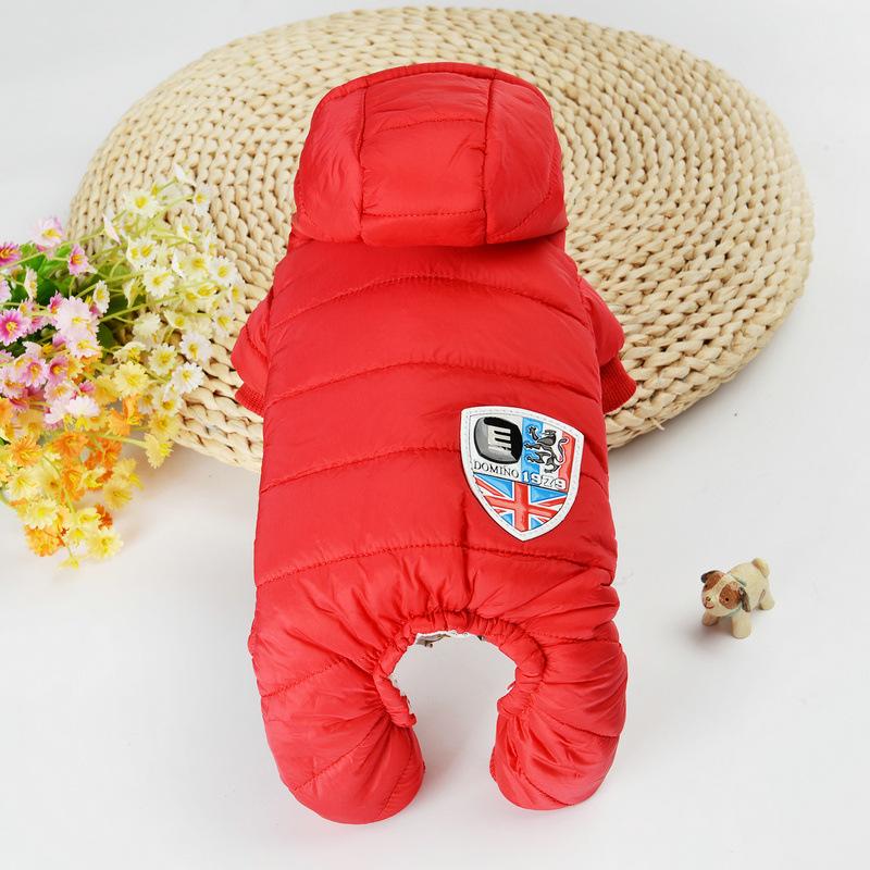 Warm Dog Clothes Winter Chihuahua Puppy Clothes Jumpsuit Dog Pet Clothes For Dog Winter Dog Clothes For Yorkies Pug Poodle 8-18