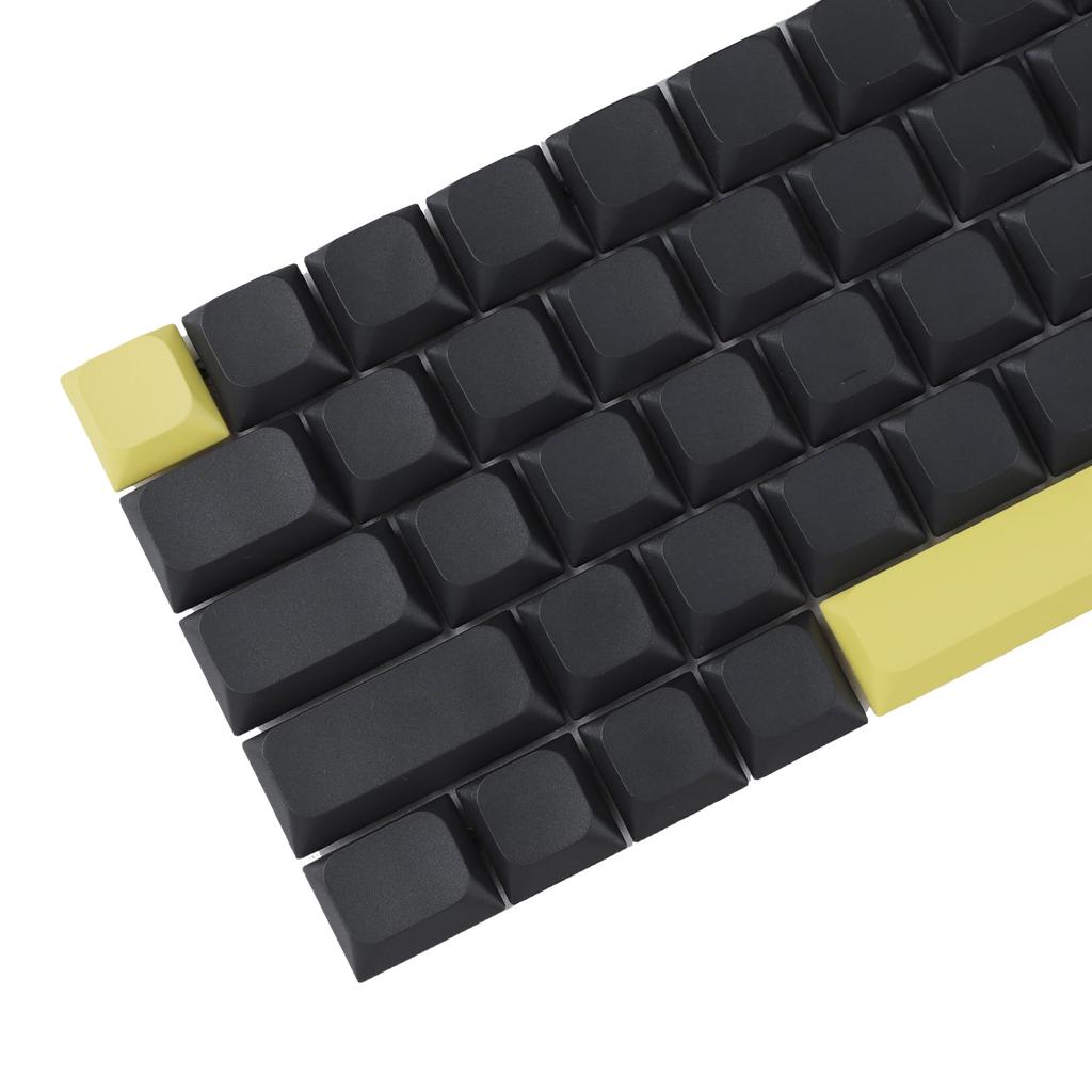 YMDK Gantelman 119 Ultra Slim MX Low Profile Blank PBT Keycaps for MX 61 64 68 75 84 87 96 108 Layout Mechanical Keyboard (Keycaps Only)
