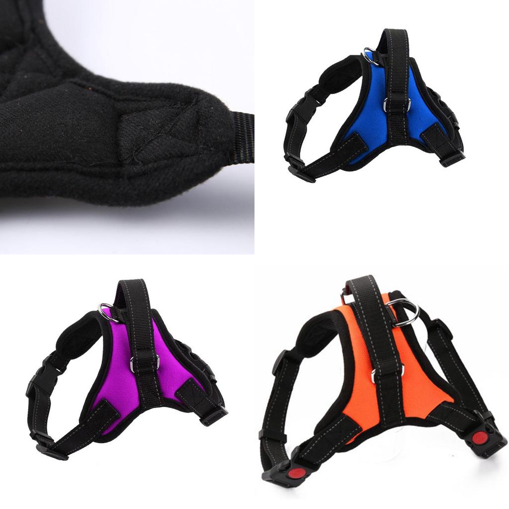 Small And Medium-sized Dog Harness Easy To Put On And Take Off With Adjustable Straps
