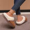 Women's Shoes, Women's Casual Shoes, Winter Warm Home, Fleece and Thickened Cotton Slippers