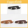 Elegant Genuine Leather Belt With Alloy Pin Buckle And Versatile Style For Work And Casuals