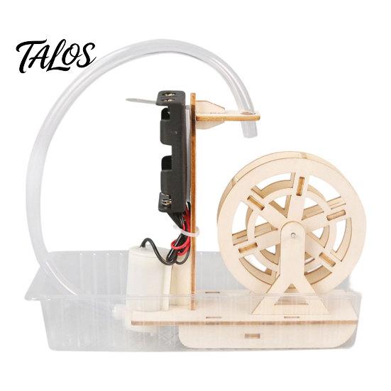 DIY Water Wheel Model, Handmade Water Wheel Craft, Water Wheel Building Educational STEM Toy, Physics Teaching Aid for Classroom