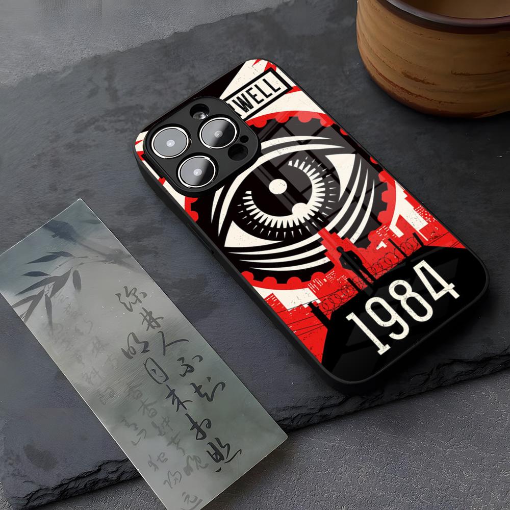 1984 George Orwell Book Novel Phone Case Tempered Glass For IPhone 13 17 14 16 12 15 11 Pro XS Max Plus Mini X XR SE2020 Coque
