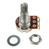 FLEOR 50pcs Mini Guitar Potentiometers Guitar Parts 250K /500K Pots 18-Spline for Electric Guitar Bass