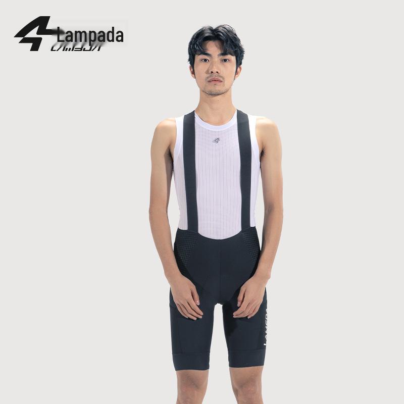 

Lampaida Men s UV-Protective Cycling Bib Shorts - Phantom Edition XXL чёрный