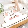 Bathroom Floor Mat Diatom Mud Absorbent Quick Drying Soft Mat Toilet Toilet Non-slip Mat Household Entry Door Mat Foot Mat