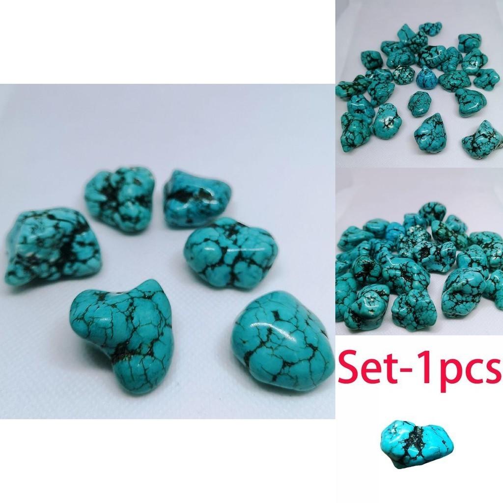 Exquisite 1pc Natural Turquoise Tumbled Crystal For Spirituality And Meditation