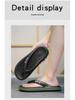 Open-Toe High-End Korean Men's Summer Flip-Flops for Daily Home Use.