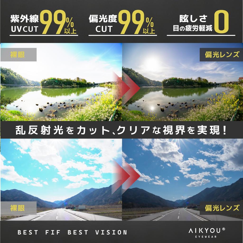 Aikyo Sunglasses for Men and 23G Sunglasses with UV Perfect for Mountain and Outdoor Stylish Wellington Style Women, Polarized, Ultra-Lightweight