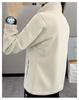 Autumn Winter Thickened Stand Collar Fleece Jacket