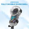 Invisible Dive Case for Insta360 X5 Waterproof Housing Case for Insta 360 X5 Underwater Protector Diving Shell Accessories