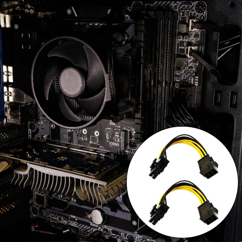 GPU Splitter Cable 6 Pin Female To 8 Pin Male Power Adapter Splitter Power Extension Cable for GPU Graphics Card