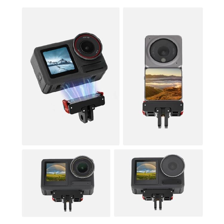 Aluminum Alloy Magnetic Quick Release Adapter for Action 5Pro Action Camera Stable Camera Attachment