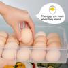 Stackable Home Storage Box Kitchen Refrigerator Egg with Holder Container Lid