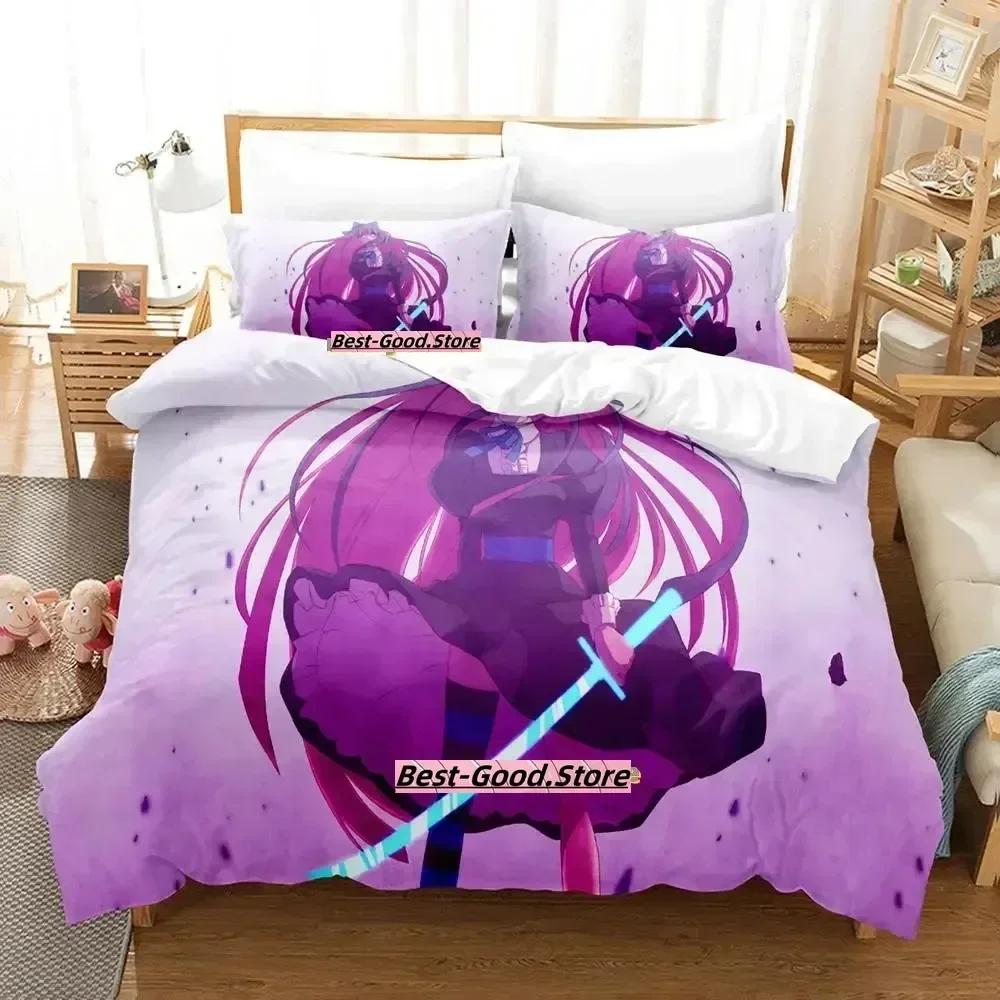 New Anime Panty Stocking Bedding Set Duvet Cover Sheet Printed Bed Set Pillowcase Bed Full Queen King Size Comforter Bedroom