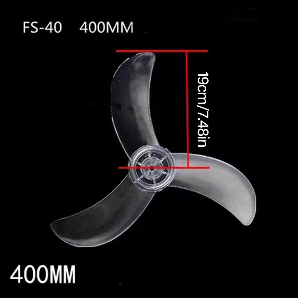 16inch 3 Blades Plastic Fan Blade Electric Fan Accessories Household Standing Pedestal Fan Blade Table Office Spaces