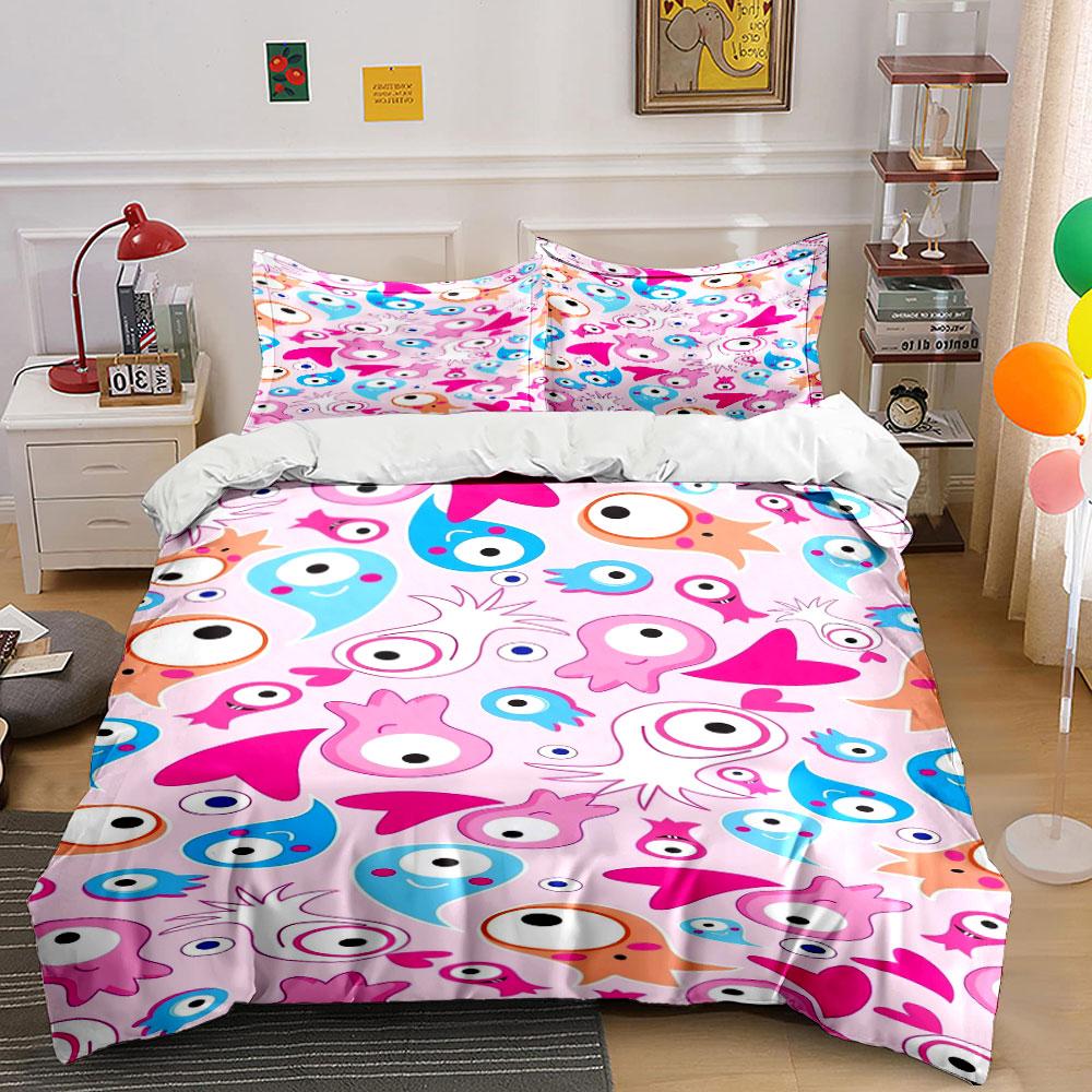 "Whimsical Cyclops Creatures Wonderland" Bedding sets Duvet covers Pillowcases(1* Duvet Cover 2* Pillowcases without duvet insert)