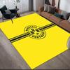 BVB092 Flannel Pattern Square Carpet,Area Rug,Carpet Rug for Living Room Bedroom Sofa Playroom Decor,Non-slip Floor Mat